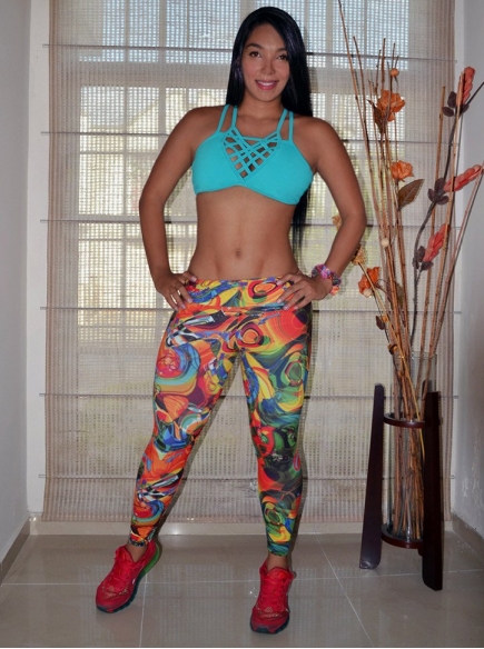 Atuendo Fitness Para Mujer Verde Jade