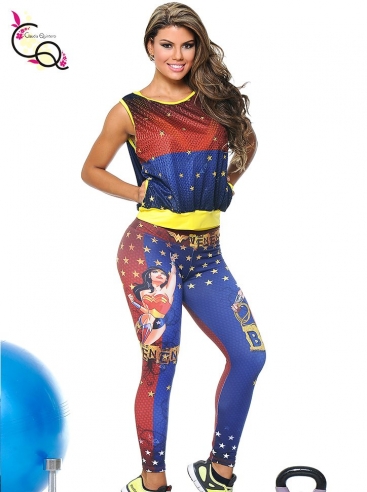 Outfit De Entrenamiento Para Mujer Azul