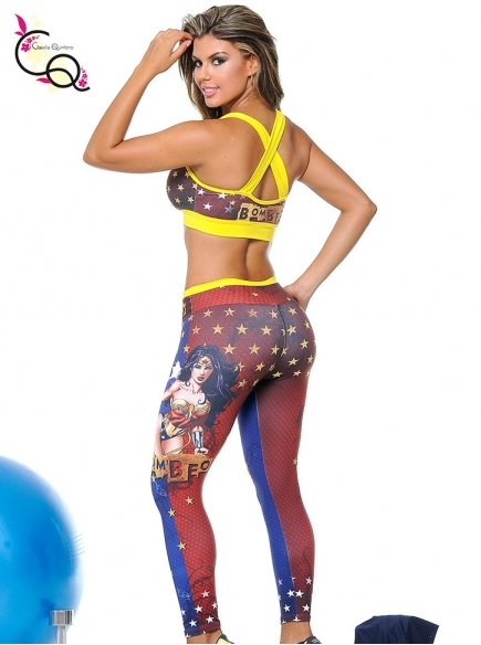 Outfit De Entrenamiento Para Mujer Azul