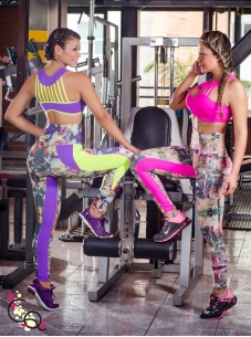 Outfit Deportivo De Leggins Pretina Alta 2