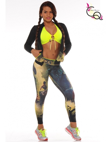 Ropa De Mujer Para El Gym Amarillo