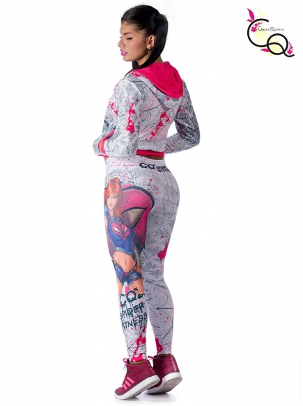 Conjunto Fitness Para Mujer Fucsia