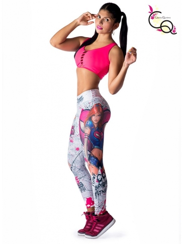 Conjunto Fitness Para Mujer Fucsia