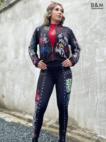 Conjunto Fitness Urban Art 948